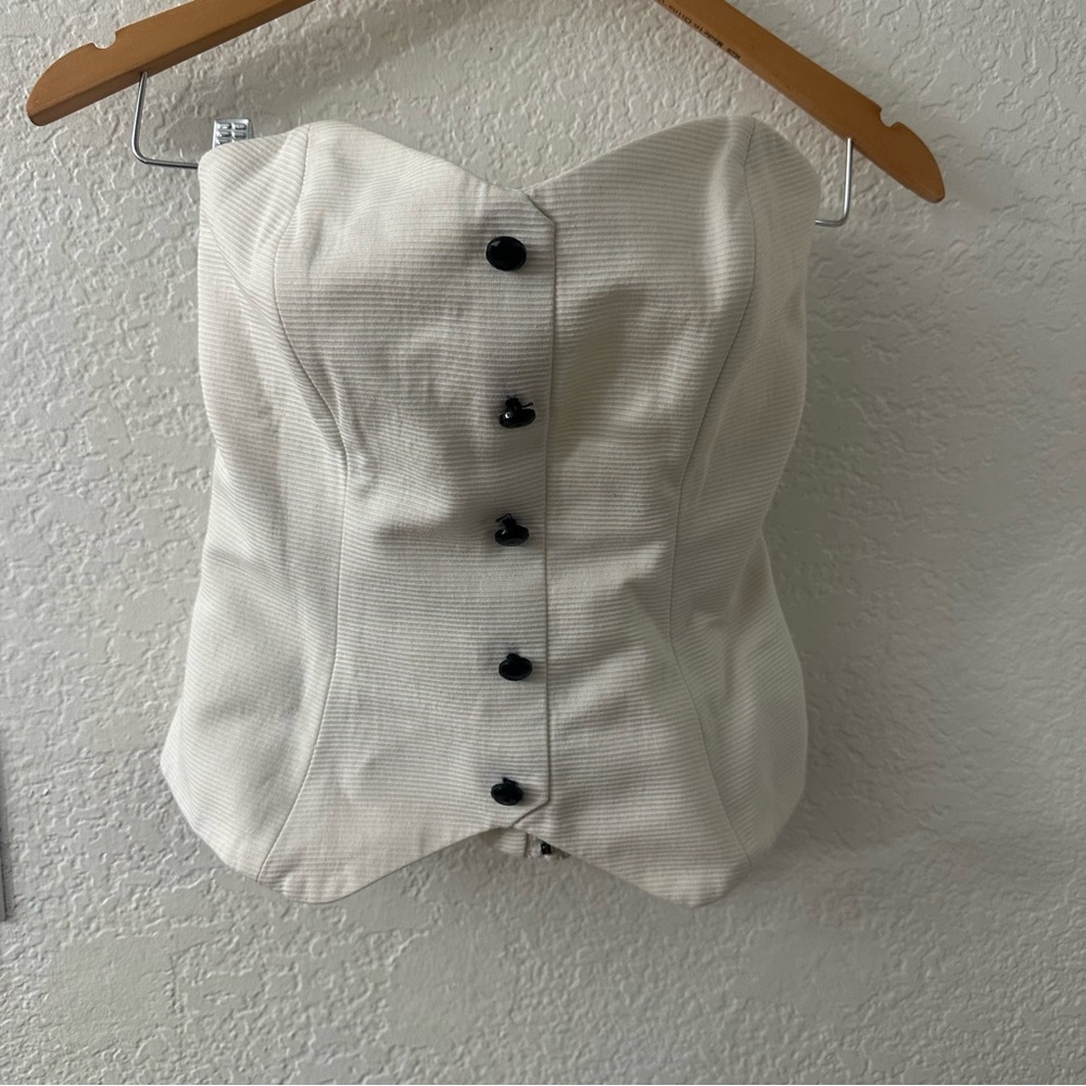 Christian Dior Vintage Bustier Strapless Top - Picture 2 of 5